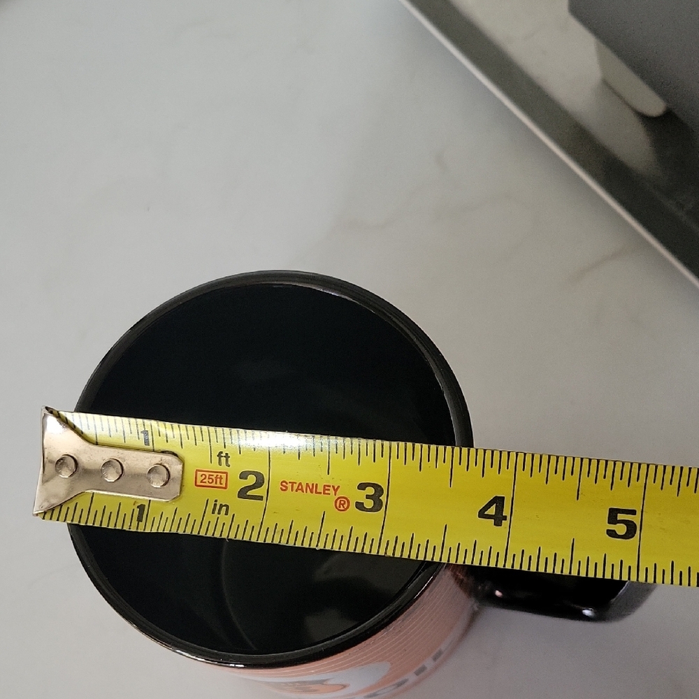 Mannys Garage Beanzoil Orange and Black Coffee Mug - Picture 8 of 16